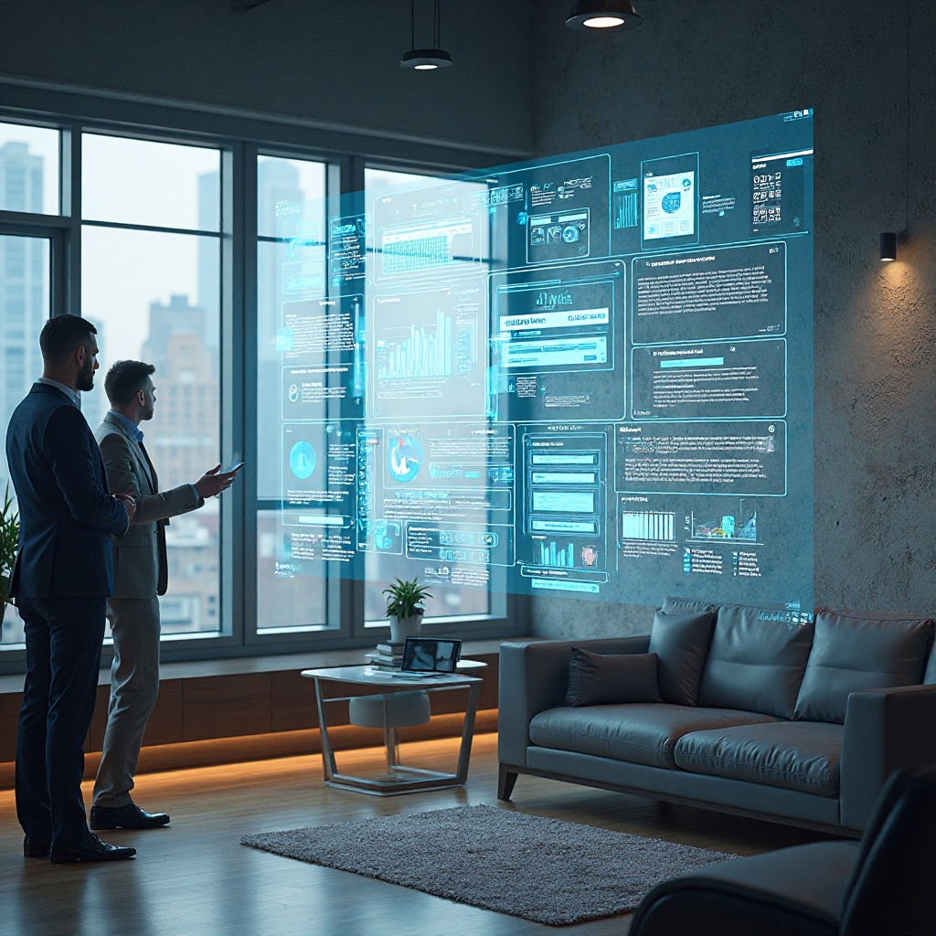 Advanced web design technology interface